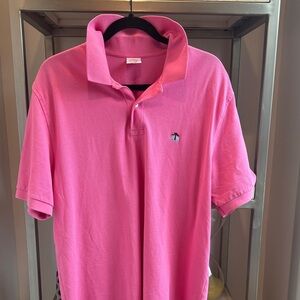 Brooks Brothers Bright Pink Men's Polo
